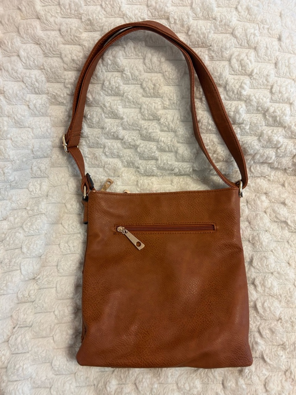 Michael Kors Brown Bag  with Gold MK Emblem - Picture 3 of 8